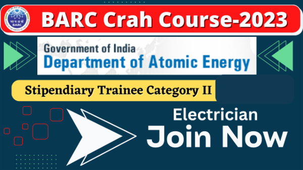 BARC Stipendiary Trainee Category -II Electrician Advance Test Crash Course-2023. cover