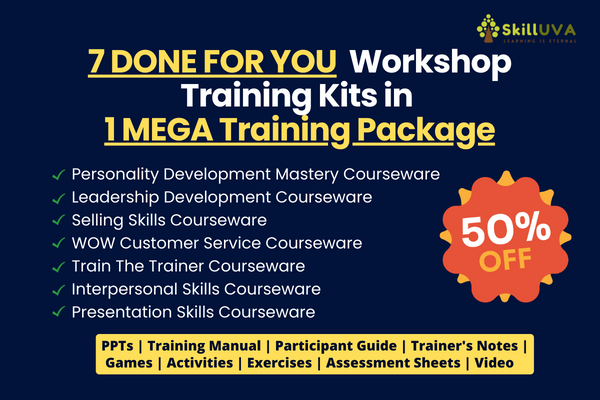 7 Done For You Training Workshop Kits in 1 MEGA Package cover