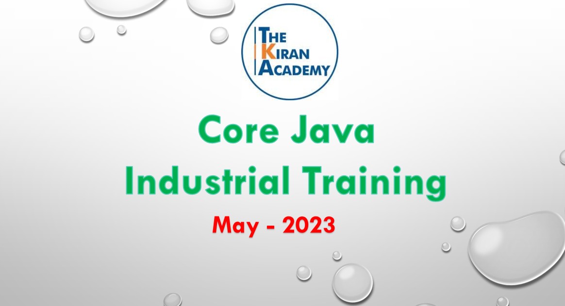 May Advance Java OJT  11:30 AM cover