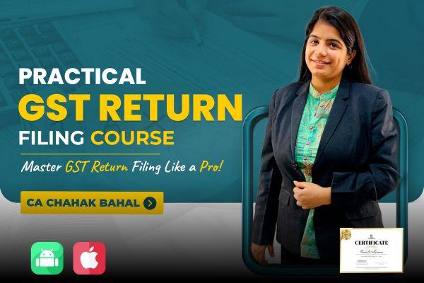Practical GST Return Filing Course cover