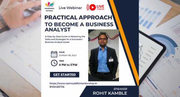 Masterclass- Practical Approach to become a Business Analyst cover