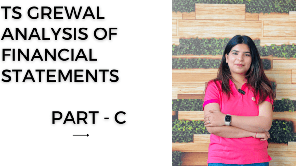 Analysis of financial statements cover