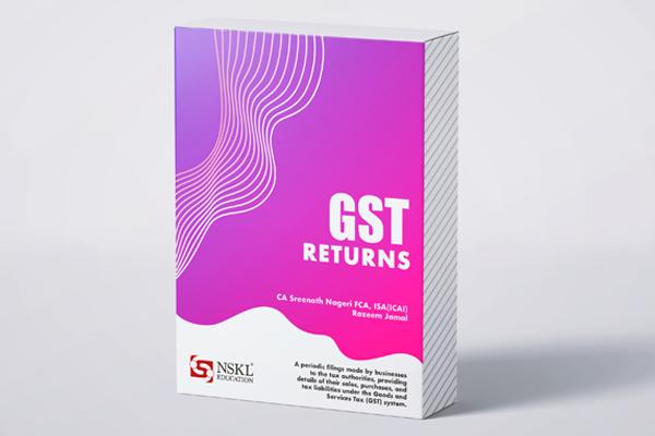 GST Return Filing Certificate Course cover