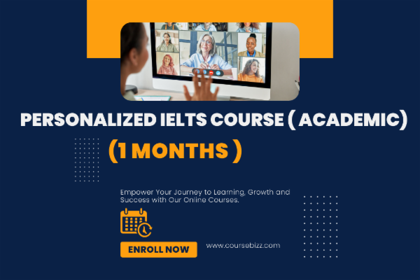 PERSONALIZED IELTS COURSE - ONE MONTH (ACADEMIC) cover