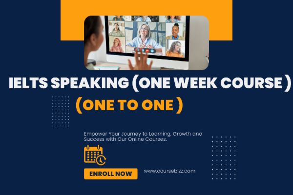 IELTS ONE WEEK SPEAKING COURSE (ONE TO ONE)  cover