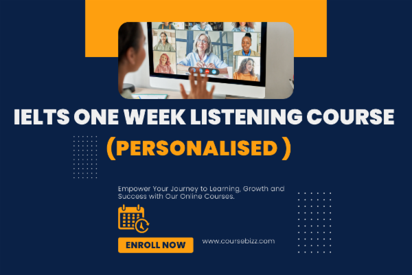 IELTS ONE WEEK LISTENING COURSE (PERSONALIZED) cover