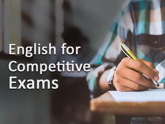 English for competitive exam cover