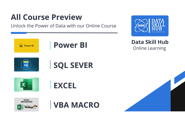 Data Analysis Course - Power BI, Advance Excel, SQL Server, VBA Macro cover