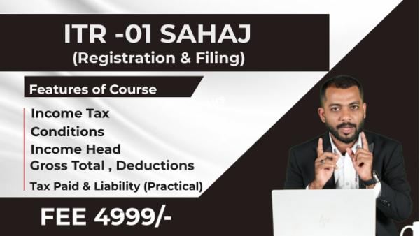 INCOME TAX FILING ITR - 1 cover