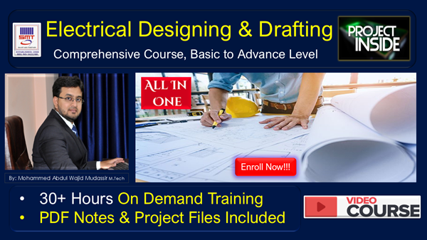 Electrical Designing & Drafting- Comprehensive Course cover