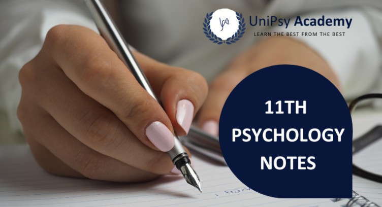 XI Psychology Notes cover