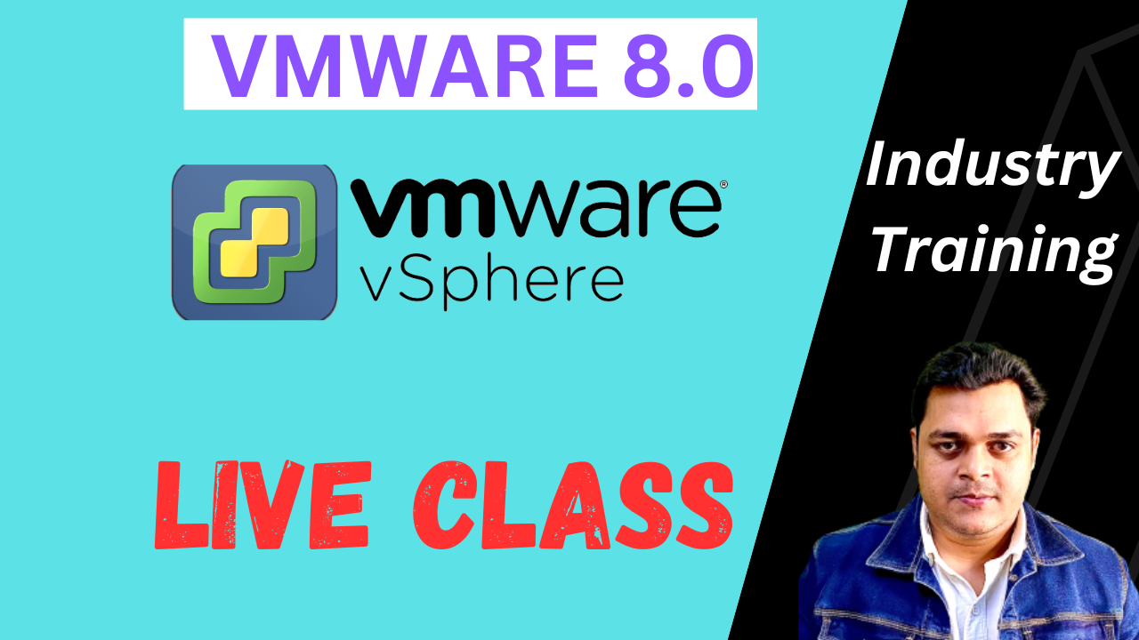 VMware vSphere Version 8 Live Class! Become Virtualization Expert ! cover
