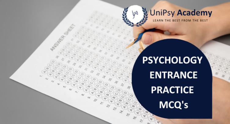 Psychology Entrance Practice MCQ's cover