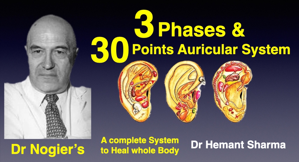 Dr Nogier's 3 phases 30 point In auricular Acupuncture  cover