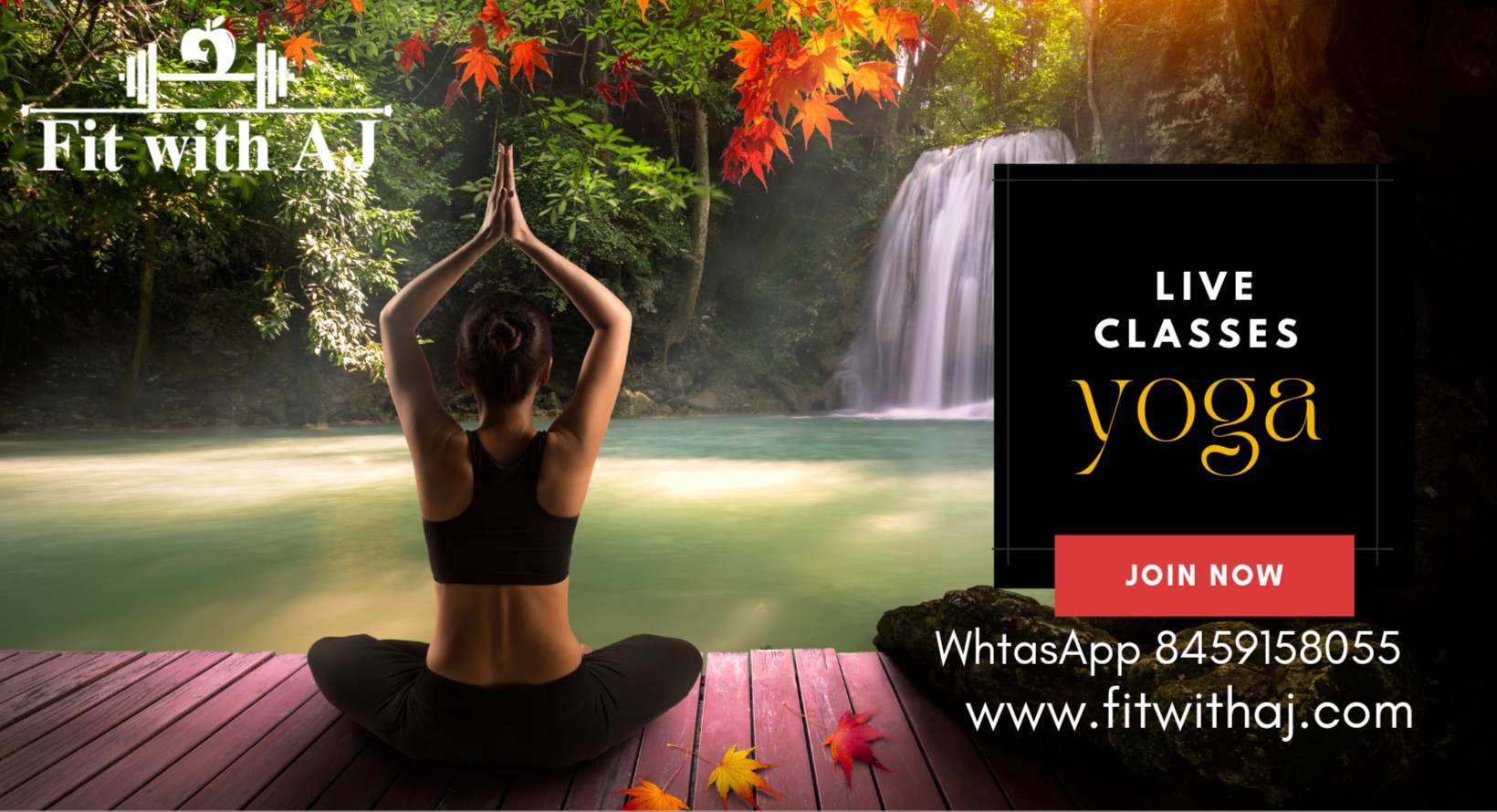Live Yoga Classes with Diet Plan cover