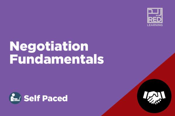 Negotiation Fundamentals - Self Paced cover