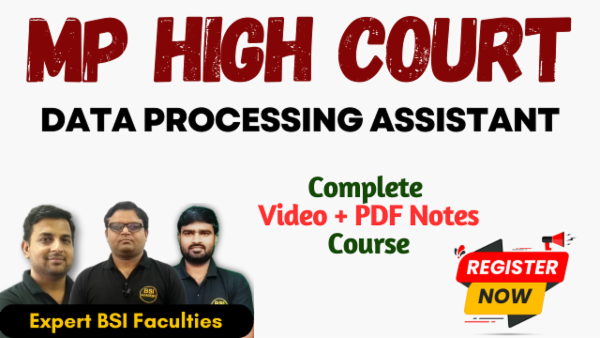 Processing Assistant Data Processing Assistant - MP High Court