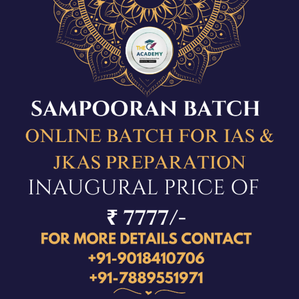 SAMPOORAN BATCH FOR IAS/JKAS cover