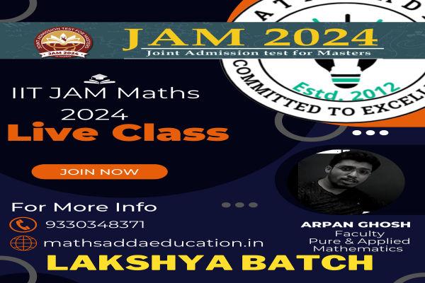 IIT JAM Mathematics 2024 Preparation cover