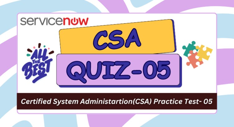 Certified System Administration(CSA) Practice Test - 05 cover