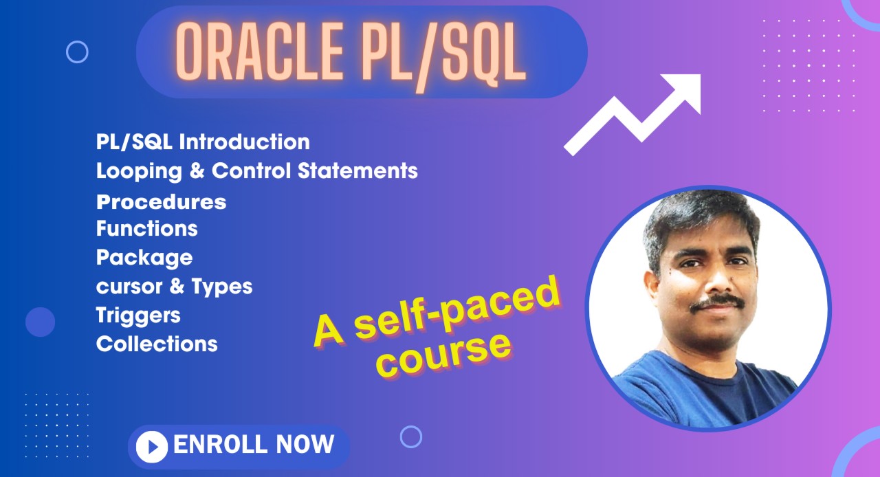 Oracle PLSQL - Self Paced Training cover