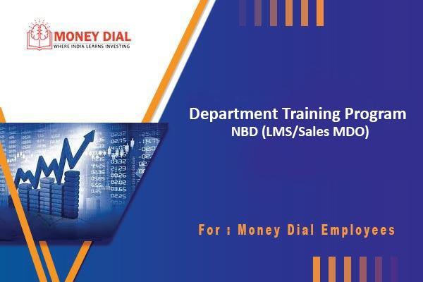 Department Training Program : NBD (LMS/Sales MDO) cover