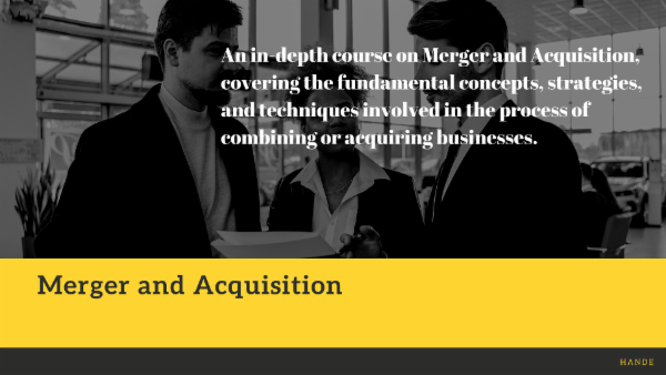 Merger and Acquisition  cover