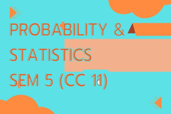 Probability and Statistics (CC-11) cover