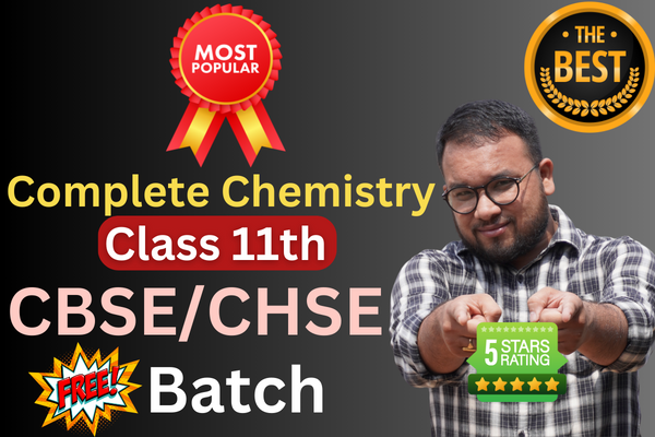 Class 11th Chemistry Free Batch cover