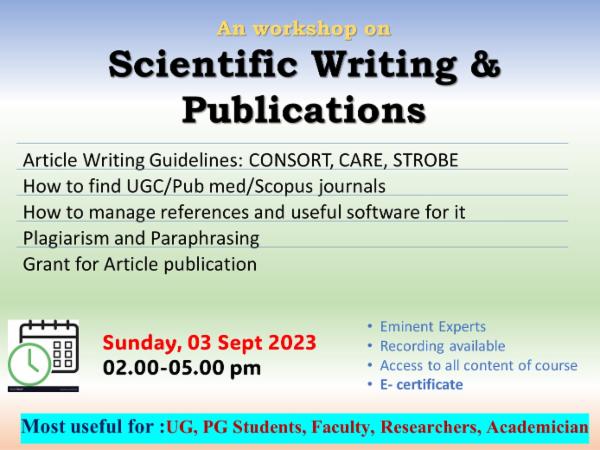Scientific Writing & Publications cover