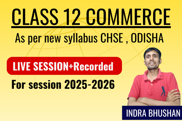 CLASS 12 COMMERCE-INDRA BHUSHAN cover