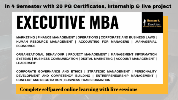 Online MBA with 20 PGDM Certificates cover