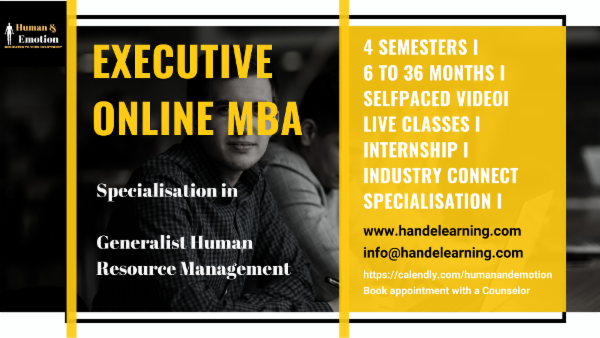 Online Executive MBA in Generalist Human Resource Management cover