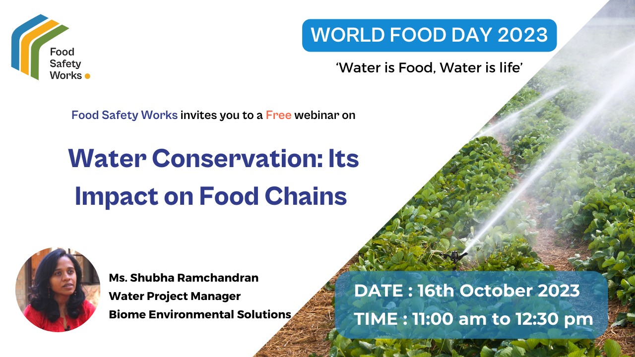 Water Conservation: Its Impact on Food Chains | World Food Day 2023 cover