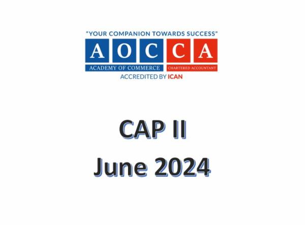CAP II June 2024 cover