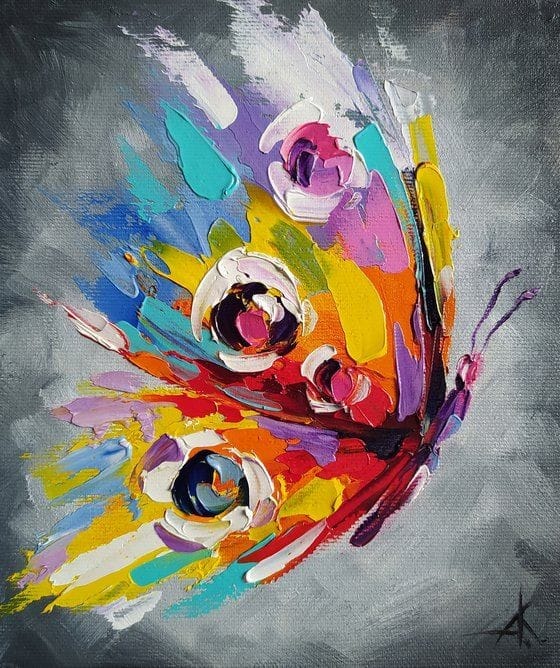 knife painting on canvas cover