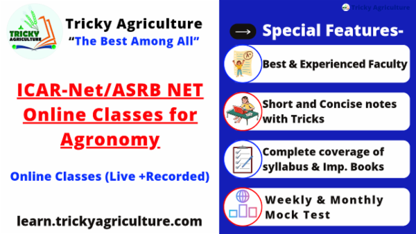 ASRB-NET (Agronomy) Online Classes cover