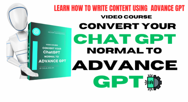 Advance GPT Content Creation Course Cover