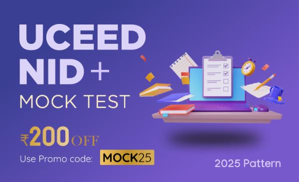 UCEED + NID Mock Test 2026 cover