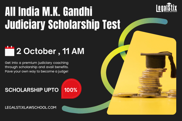 All India M. K. Gandhi Judicial Scholarship Test cover