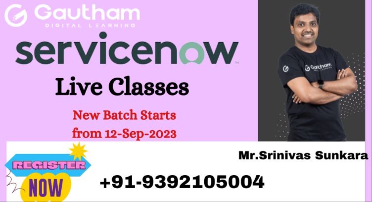 ServiceNow Live Classes : 12-Sept-2023 cover