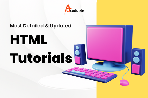 HTML Tutorials For Beginners  | Complete HTML Web Tutorials cover