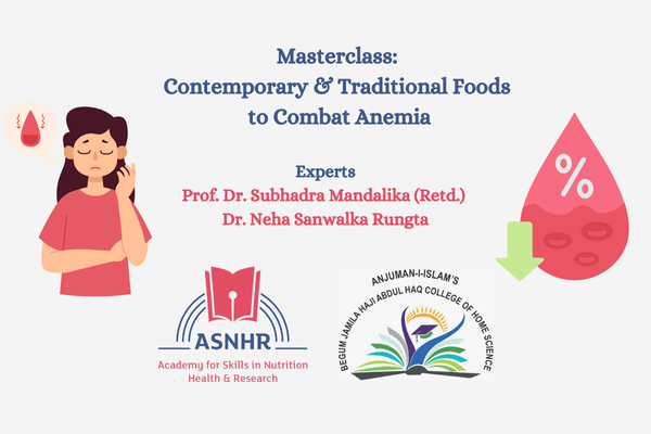 Contemporary and Traditional Foods to Combat Anemia - Masterclass cover
