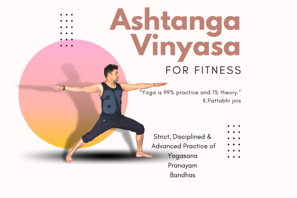 Ashtang Vinyasa Yoga for Fitness cover
