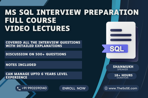 MS Sql DBA Interview Preparation cover