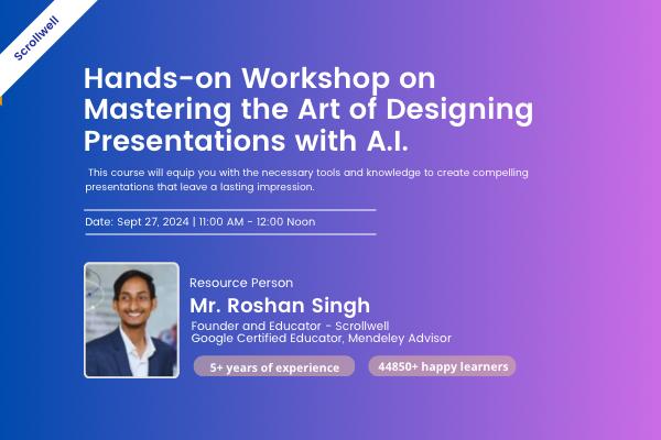 Mastering the Art of Designing Presentations with A.I. cover