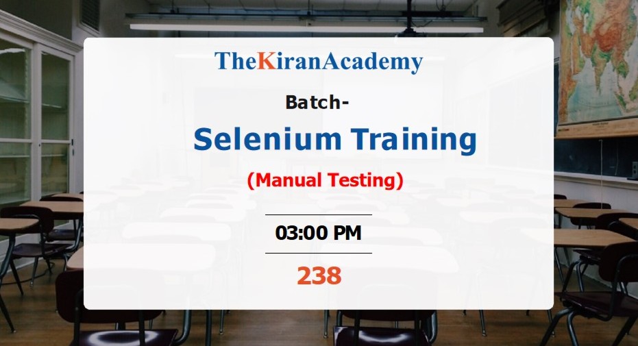 On K 238 Manual Testing 3:00 PM cover