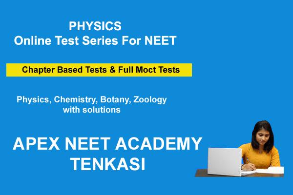 ONLINE NEET PHYSICS TEST SERIES cover
