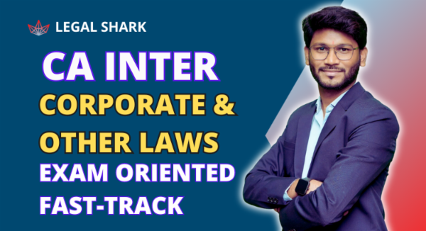 CA Inter - FastTrack Batch - Corporate & Other Law cover
