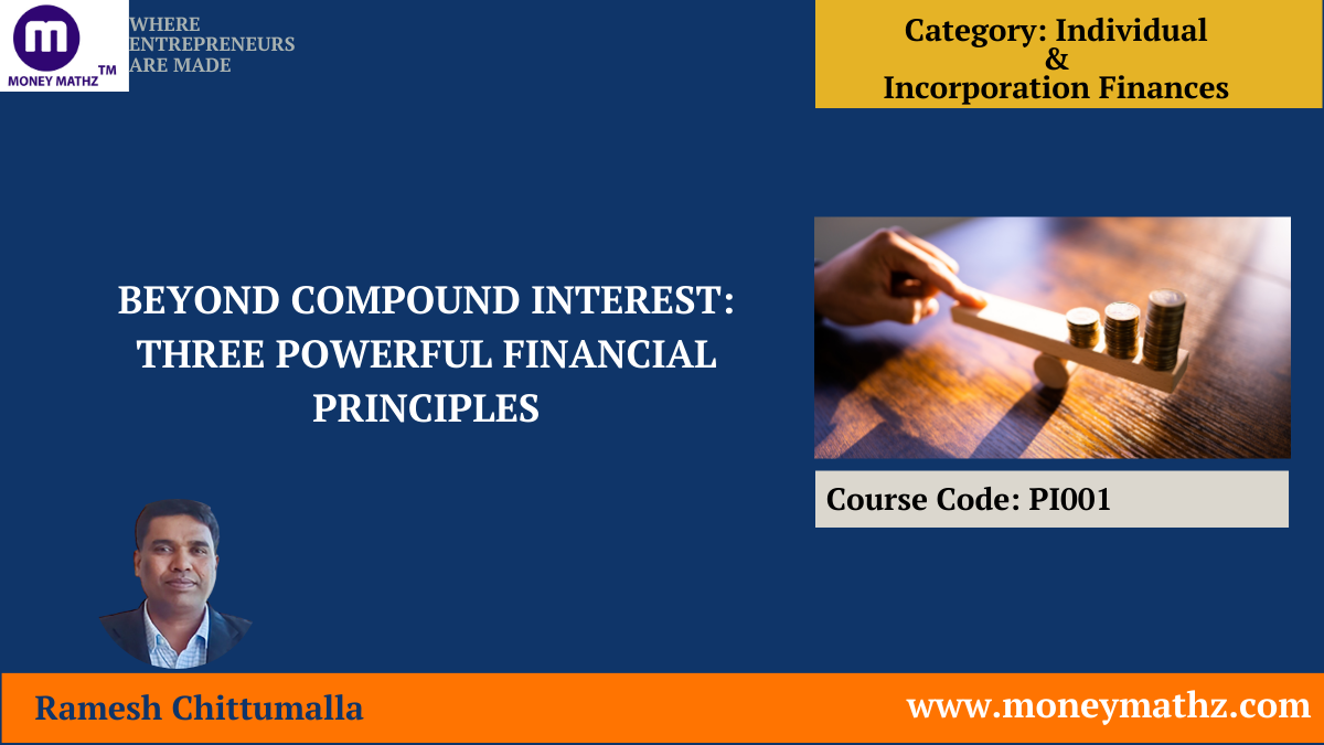 3- Powerful Principles of Investing (Compound Interest Being Beginning) cover